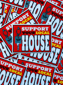 Support Your Local Trap House, Trap & Nap sticker design