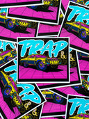Trap & Nap car sticker design