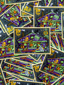 Trap House sticker, Trap & Nap graphic design