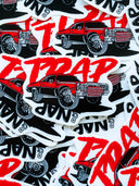 Trap & Nap logo hotrod car design