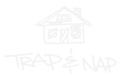 Trap & Nap logo in white — footer